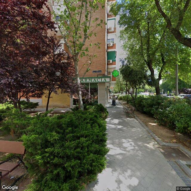 Street view near Farmacia in Madrid