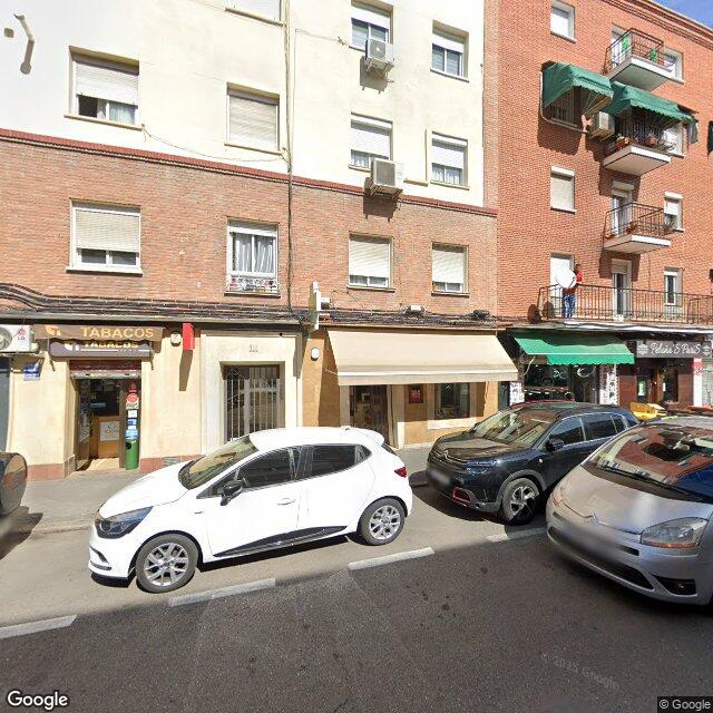 Street view near Farmacia in Madrid