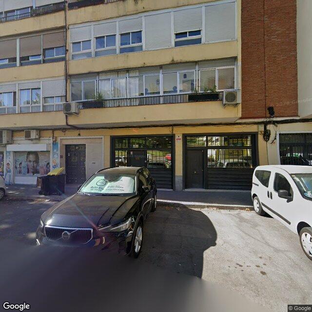 Street view near Farmacia in Madrid