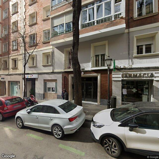 Street view near Farmacia in Madrid