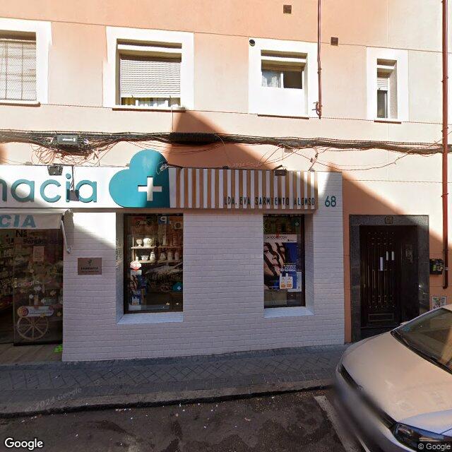 Street view near Farmacia in Madrid