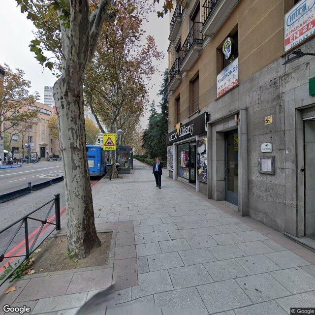 Street view near Farmacia in Madrid