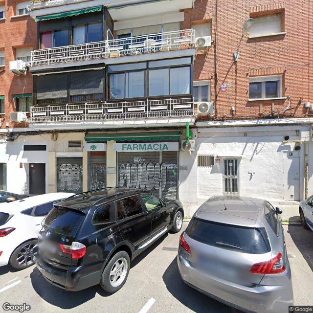 Street view near Farmacia in Madrid