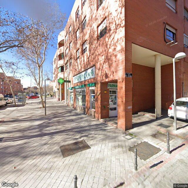 Street view near Farmacia in Madrid