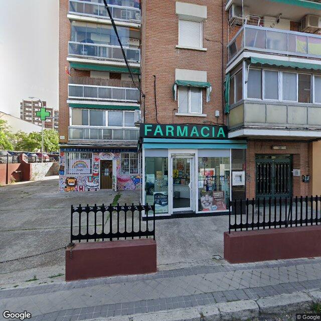 Street view near Farmacia in Madrid