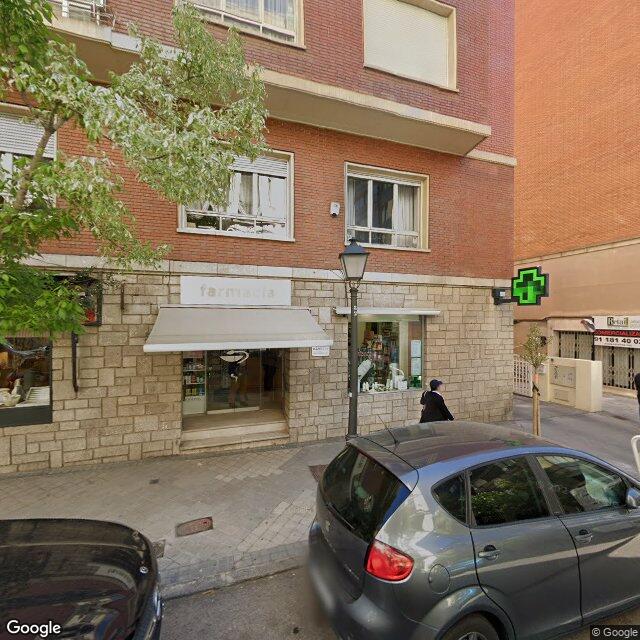 Street view near Farmacia in Madrid