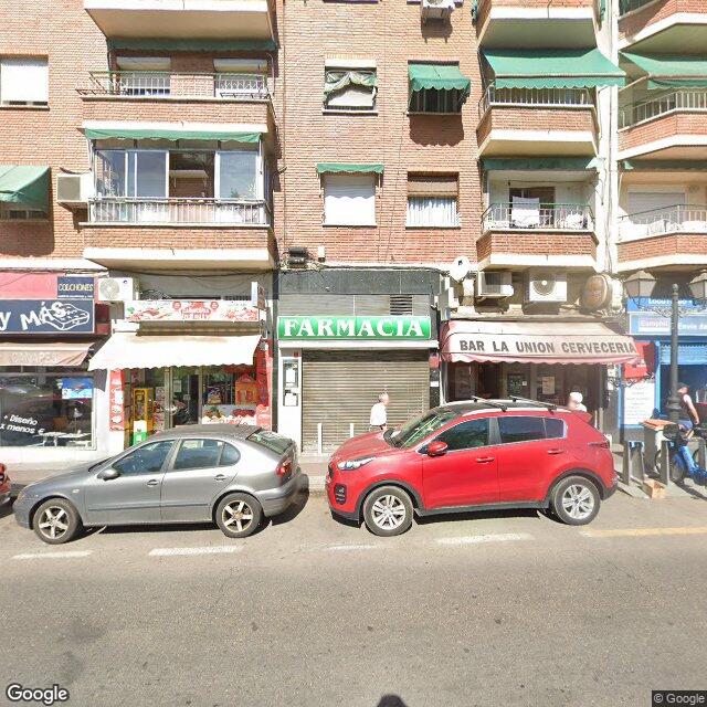 Street view near Farmacia in Madrid