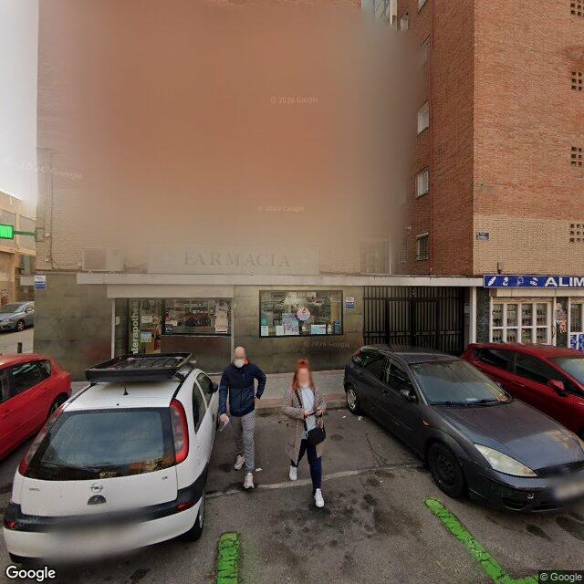 Street view near Farmacia in Madrid