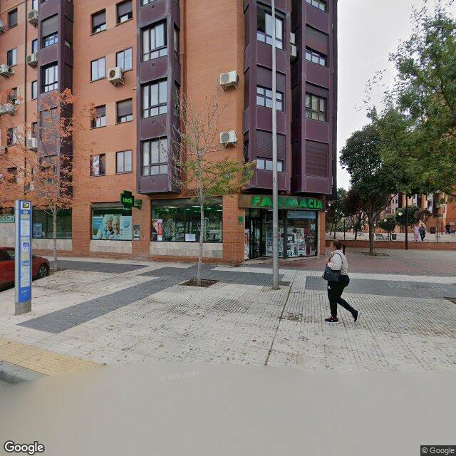 Street view near Farmacia in Madrid