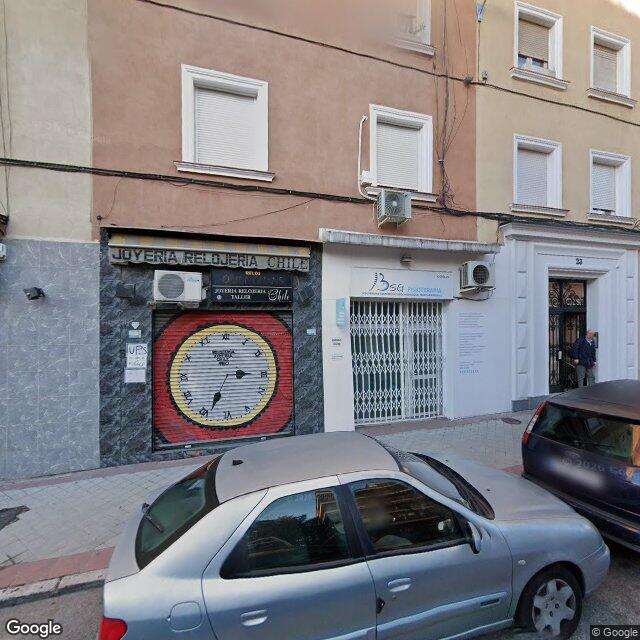 Street view near Farmacia in Madrid