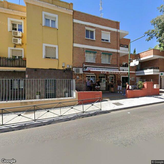 Street view near Farmacia in Madrid
