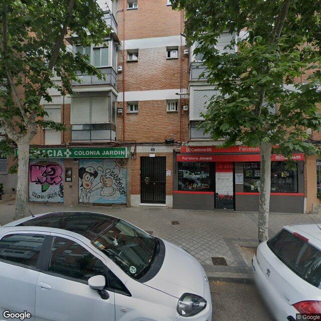Street view near Farmacia in Madrid
