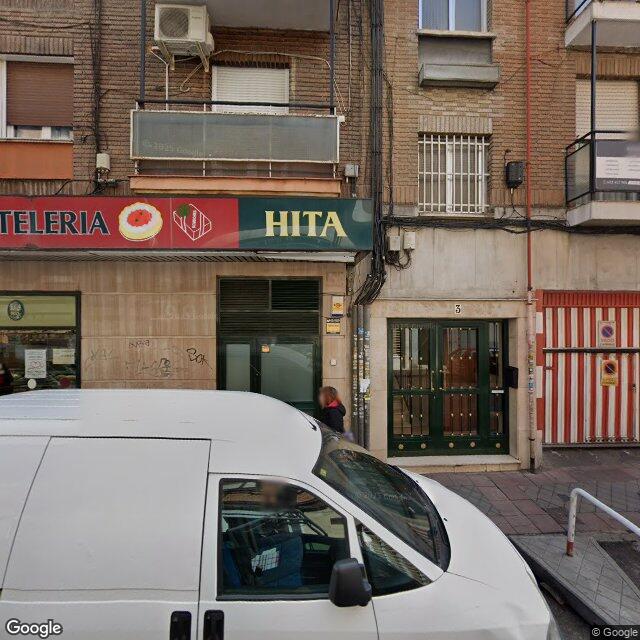 Street view near Farmacia in Madrid