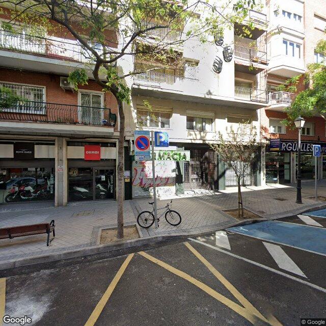 Street view near Farmacia in Madrid