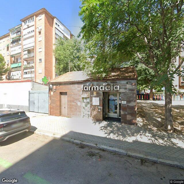 Street view near Farmacia in Madrid