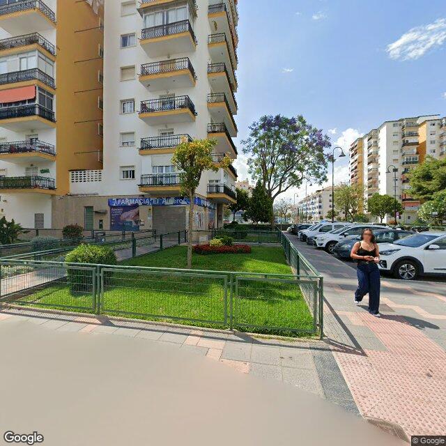 Street view near Farmacia El Albero in Spain