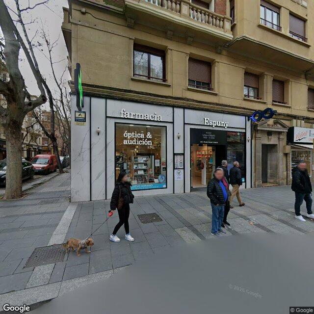 Street view near Farmacia Espuny in Zaragoza