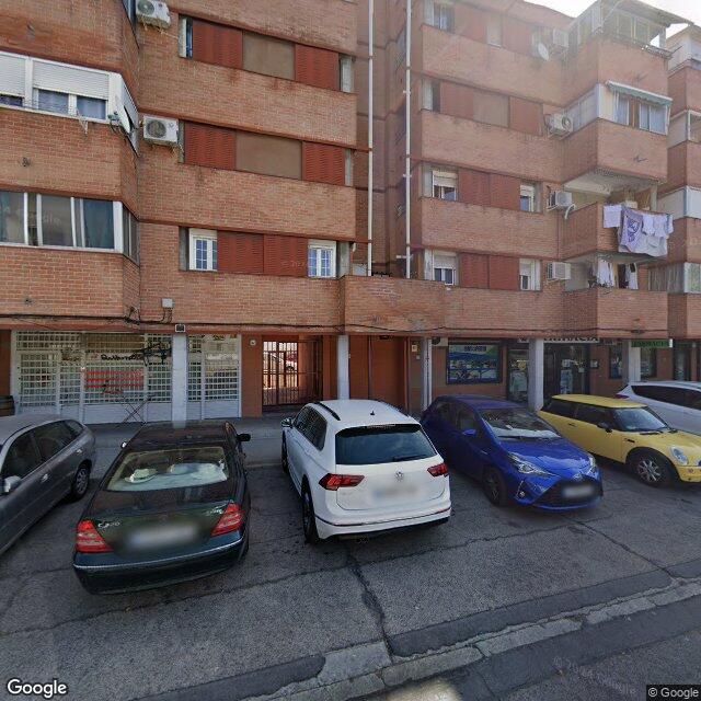 Street view near Farmacia in Madrid