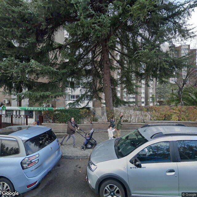Street view near Farmacia in Madrid