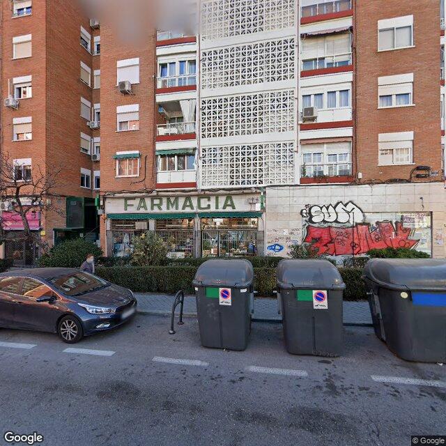 Street view near Farmacia in Madrid