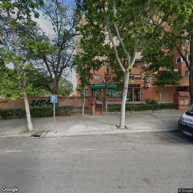 Street view near Farmacia in Madrid