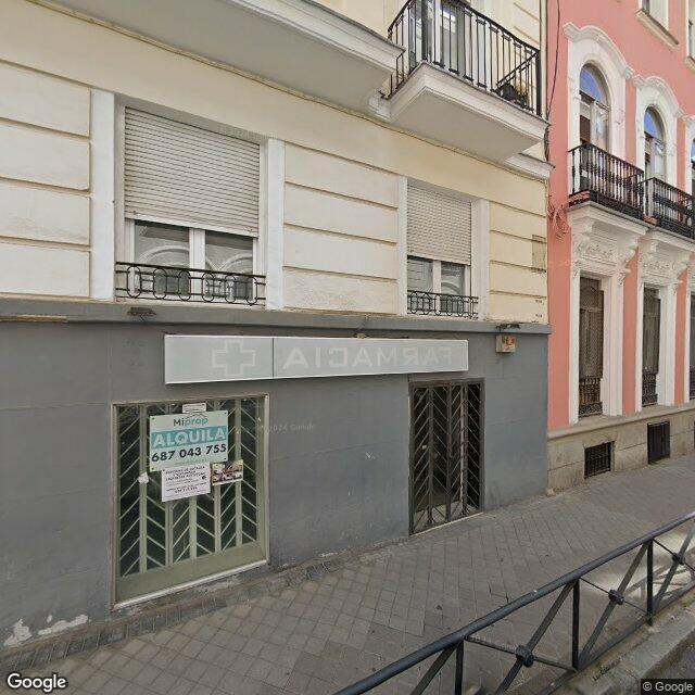Street view near Farmacia in Madrid