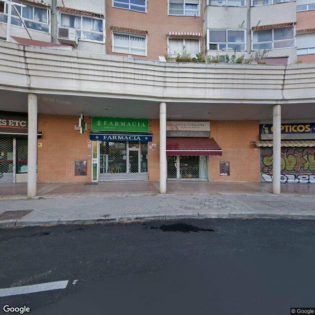Street view near Farmacia in Madrid