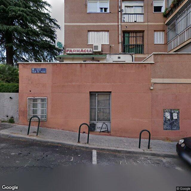 Street view near Farmacia in Madrid