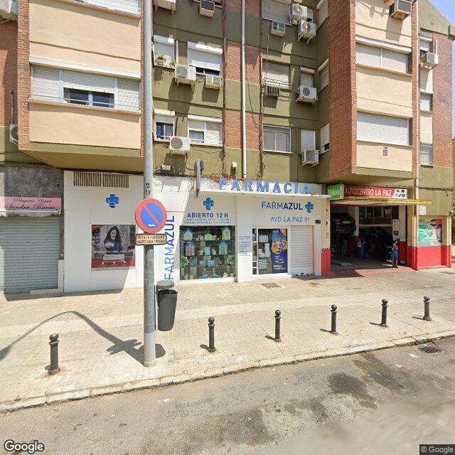 Street view near Farmacia Farmazul in Sevilla