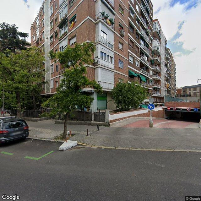 Street view near Farmacia in Madrid