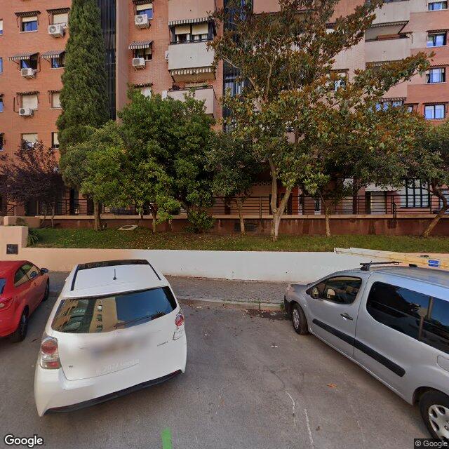Street view near Farmacia in Madrid