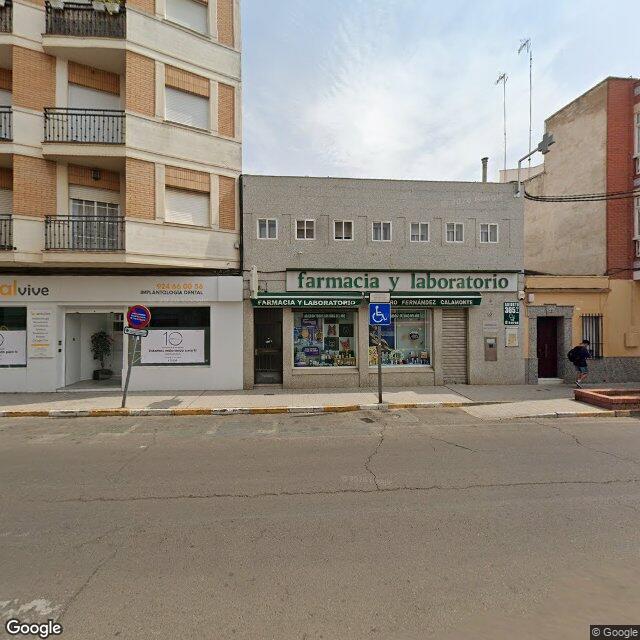 Street view near Farmacia Fernández De Alarcón in Almendralejo