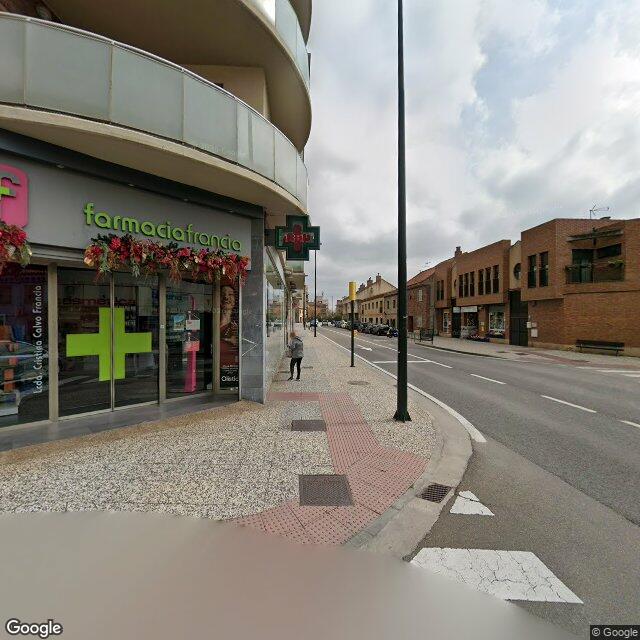Street view near Farmacia Francia in Zaragoza