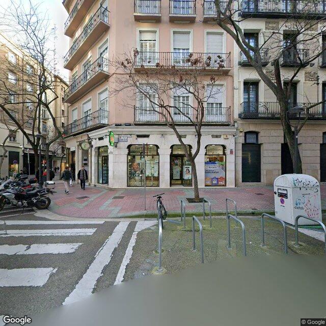 Street view near Farmacia Galban in Zaragoza