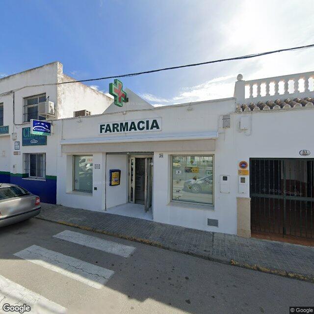 Street view near Farmacia García Parrilla in Lebrija