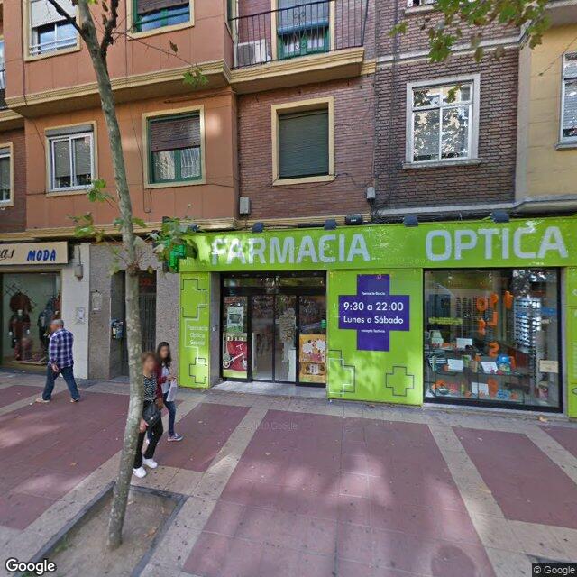 Street view near Farmacia Gracia in Zaragoza