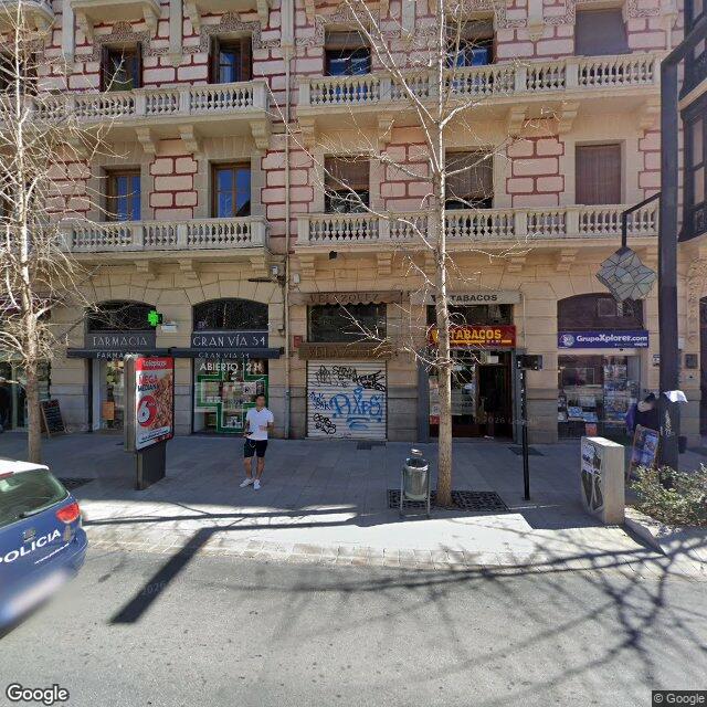 Street view near Farmacia Gran Vía 54 in Granada