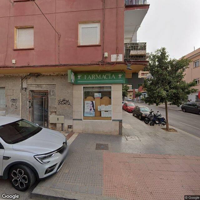 Street view near Farmacia Igor Battikhi Vilar in Málaga