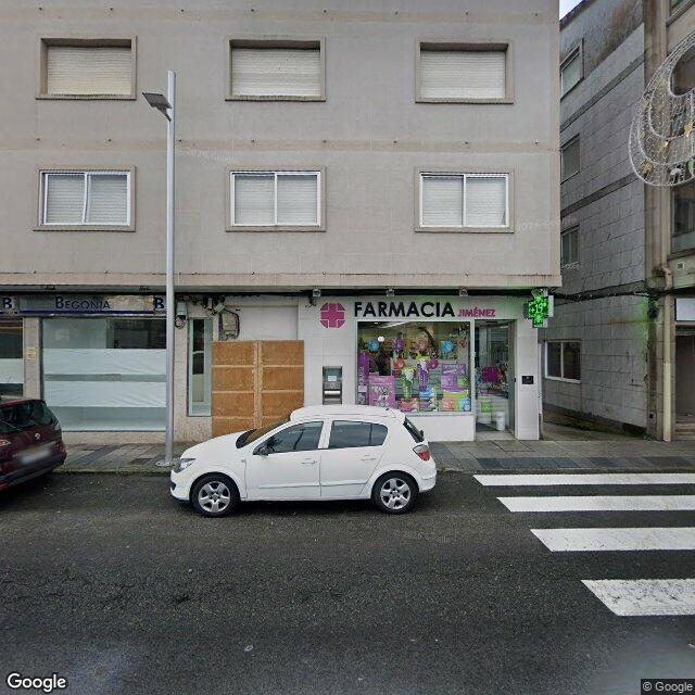 Street view near Farmacia Jiménez in Caldas de Reis