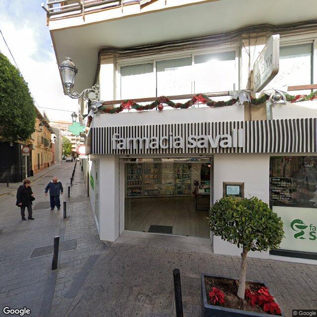 Street view near Farmacia José Luis Savall Cerrs in Spain