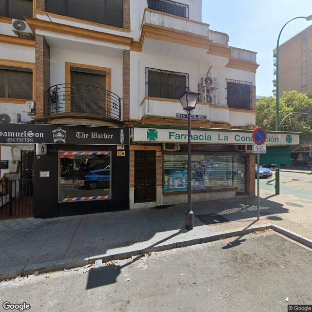 Street view near Farmacia José Manuel Andrés Martín in Sevilla (nervión)
