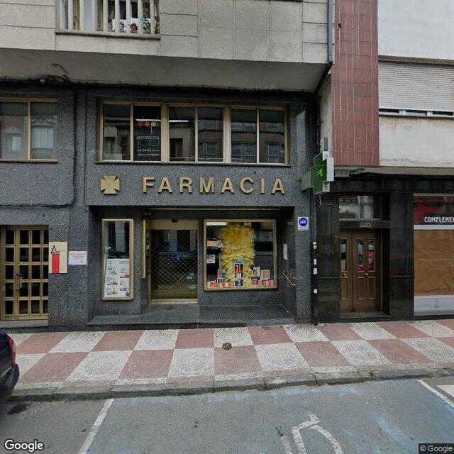 Street view near Farmacia López Vázquez in Spain