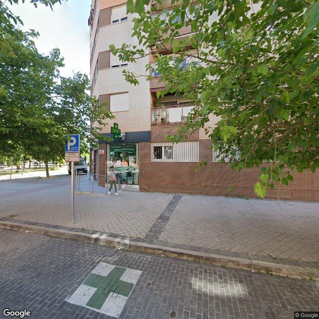 Street view near Farmacia La Luna in Spain