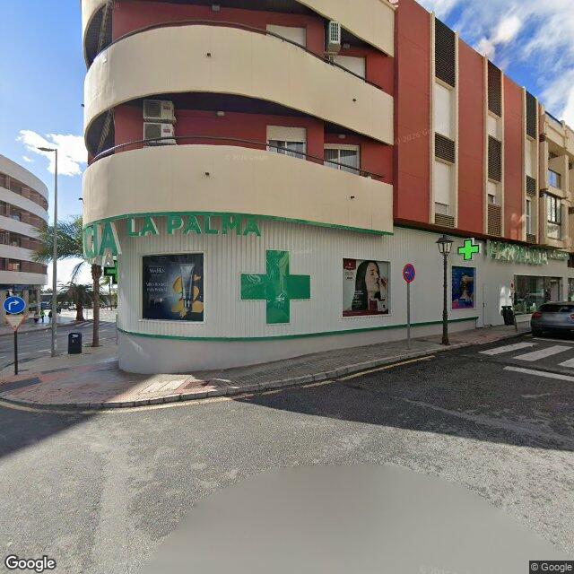 Street view near Farmacia La Palma in Spain