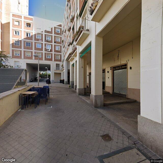 Street view near Farmacia Laserna in Madrid