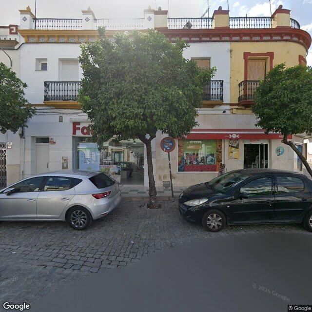 Street view near Farmacia Lda. García Muñoz in Paradas