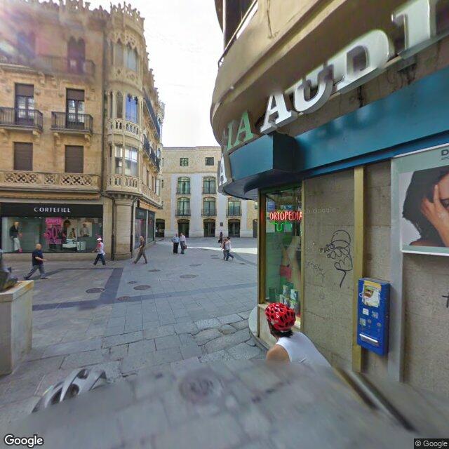 Street view near Farmacia Liceo in Salamanca