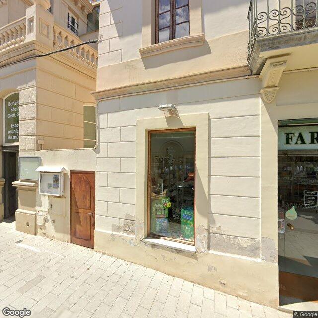 Street view near Farmacia Llic.Carles Mena I Obiols in Barcelona