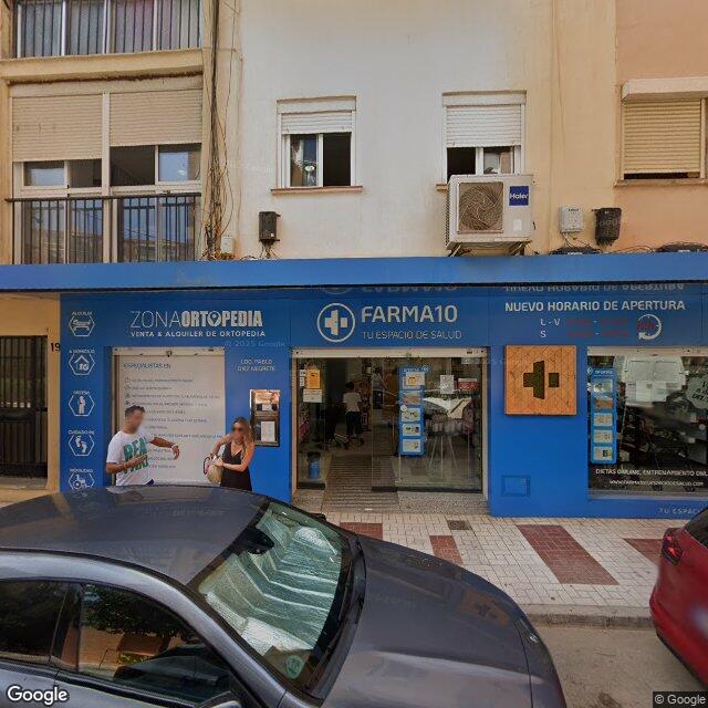 Street view near Farmacia Los Ángeles in Málaga