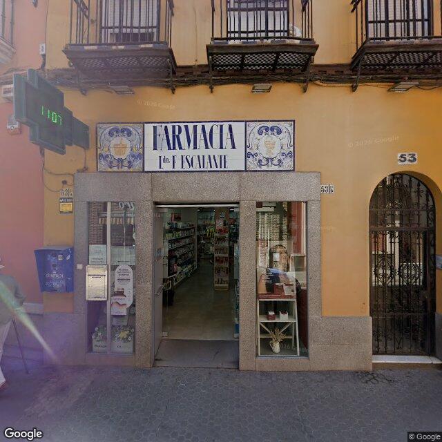 Street view near Farmacia Mª Auxili Escalante Fdez- Palacios in Sevilla (centro)